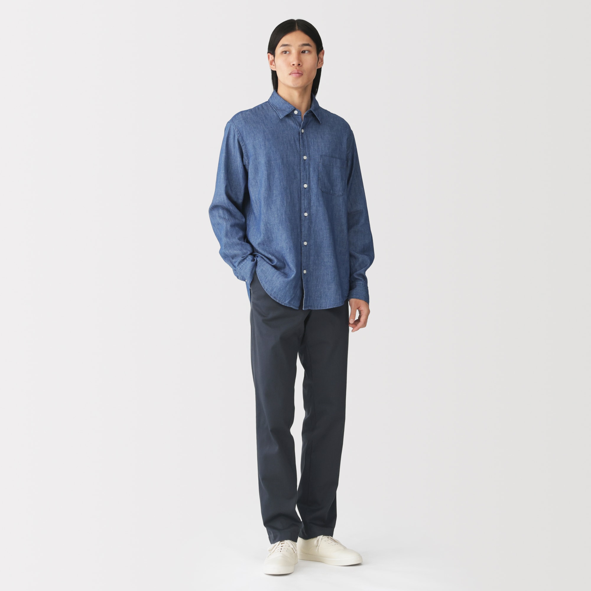 紳士　ストレッチチノスリムパンツ