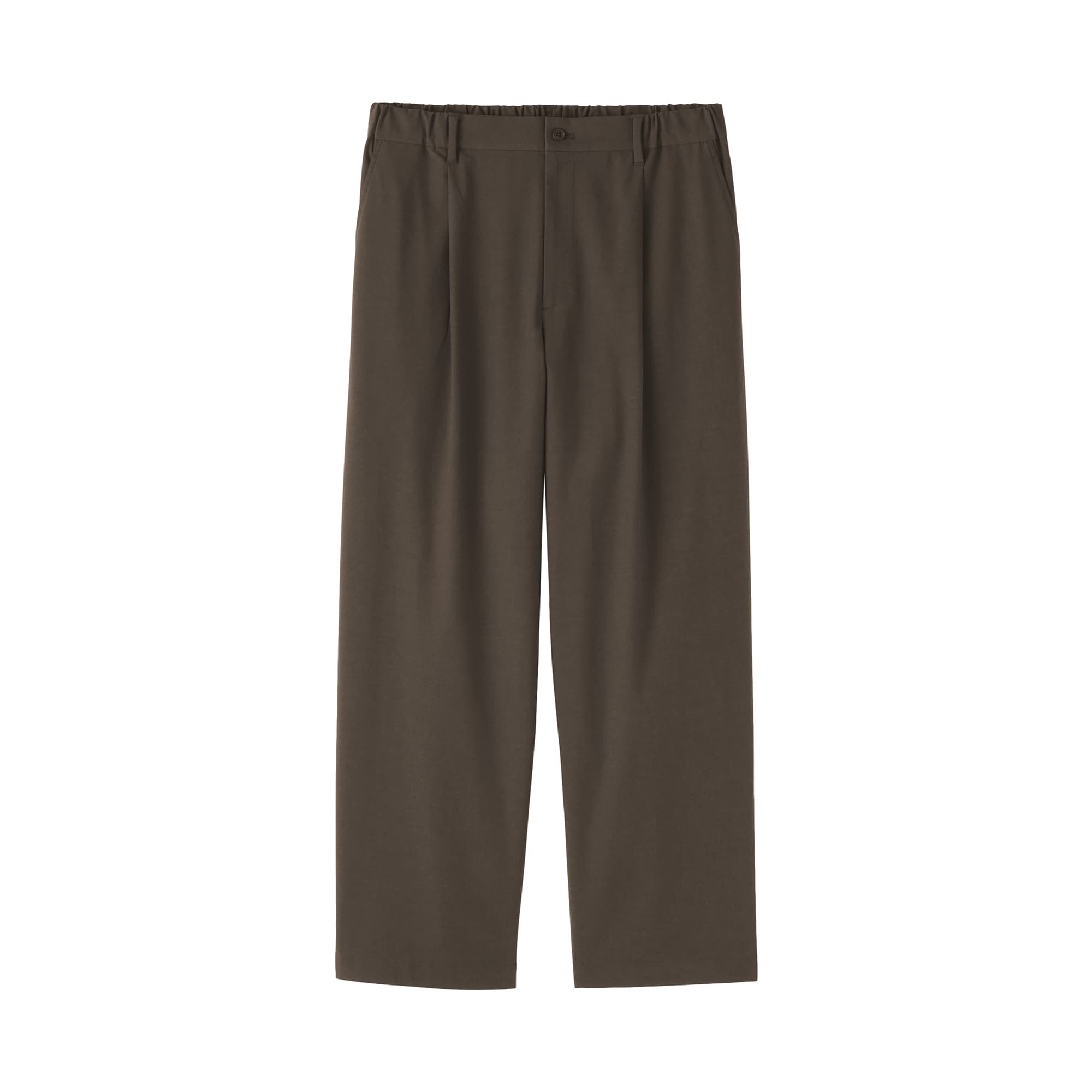 紳士 乾きやすいワンタックワイドパンツ | 無印良品