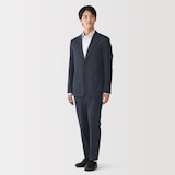 紳士　ストレッチジャージースリムテーパードパンツ
