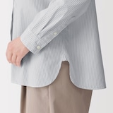 婦人　洗いざらし　ブロードレギュラーカラー長袖シャツ【欧米用】