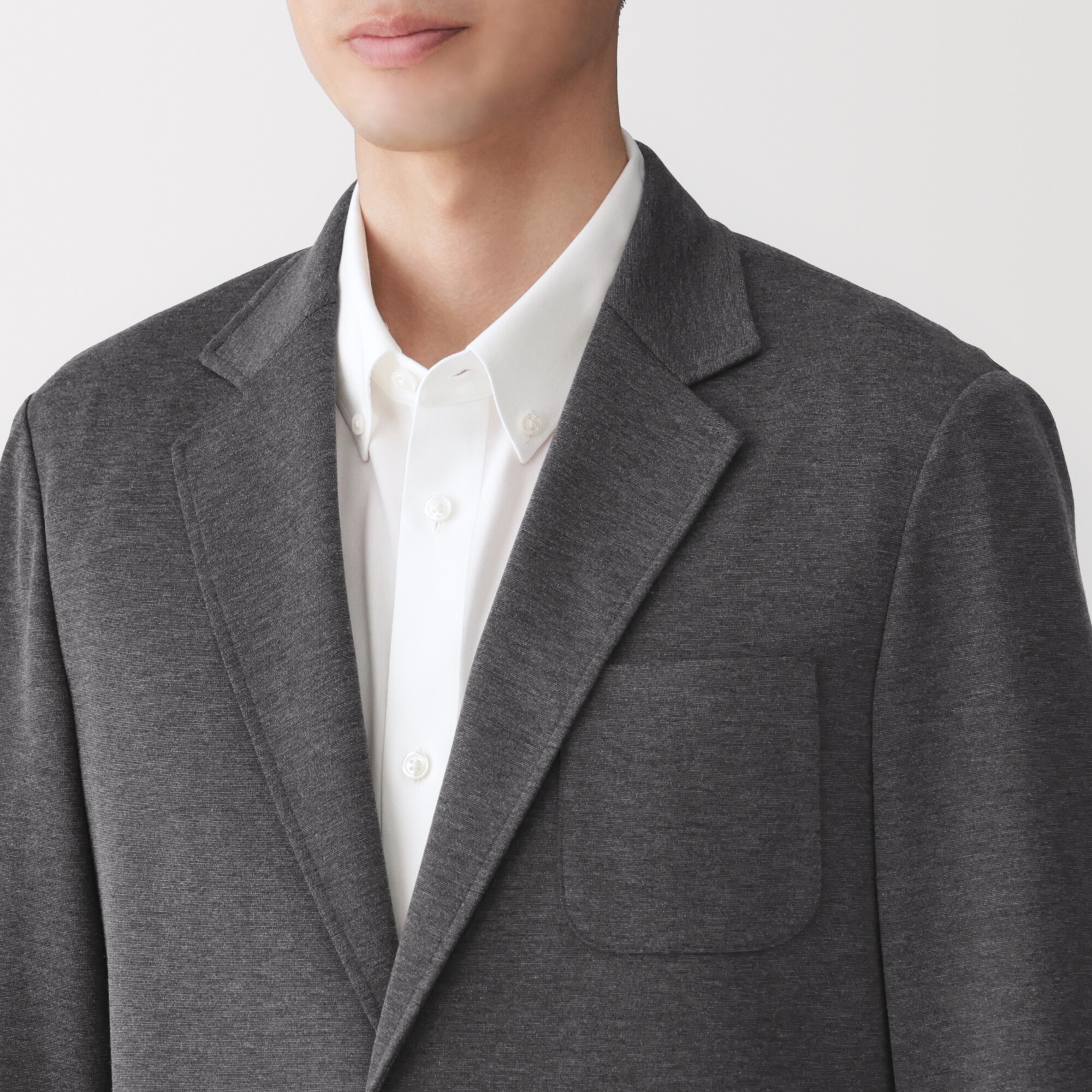 紳士　ストレッチジャージージャケット