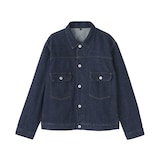 紳士　木の実から作ったカポック混デニムジャケット