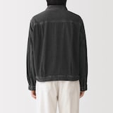 紳士　木の実から作ったカポック混デニムジャケット