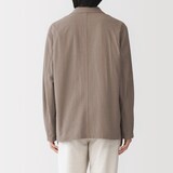 紳士　木の実から作ったカポック混ガーゼジャケット