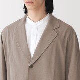 紳士　木の実から作ったカポック混ガーゼジャケット