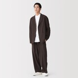 紳士　木の実から作ったカポック混ガーゼジャケット