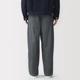 紳士　製品染めワイドイージーパンツ