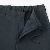 紳士　風を通す　ワイドストレートパンツ