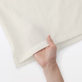紳士　風を通す　五分袖布帛Ｔシャツ