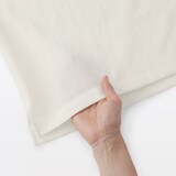 紳士　風を通す　五分袖布帛Ｔシャツ