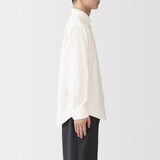 紳士　洗いざらしオックスボタンダウン長袖シャツ