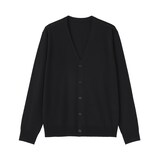 紳士　洗えるウールハイゲージＶネックカーディガン