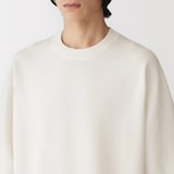 紳士　乾きやすい洗えるニット五分袖Ｔシャツ