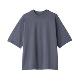 紳士　乾きやすい洗えるニット五分袖Ｔシャツ