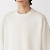 紳士　乾きやすい洗えるニット五分袖Ｔシャツ
