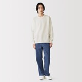 紳士　乾きやすい洗えるニット長袖Ｔシャツ