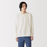 紳士　乾きやすい洗えるニット長袖Ｔシャツ
