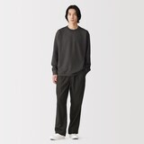 紳士　乾きやすい洗えるニット長袖Ｔシャツ