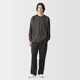 紳士　乾きやすい洗えるニット長袖Ｔシャツ
