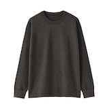 紳士　乾きやすい洗えるニット長袖Ｔシャツ