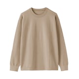 紳士　乾きやすい洗えるニット長袖Ｔシャツ