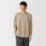 紳士　乾きやすい洗えるニット長袖Ｔシャツ