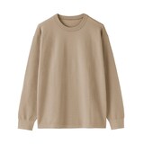 紳士　乾きやすい洗えるニット長袖Ｔシャツ