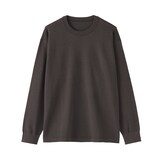 紳士　乾きやすい洗えるニット長袖Ｔシャツ