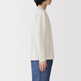 紳士　乾きやすい洗えるニット長袖Ｔシャツ