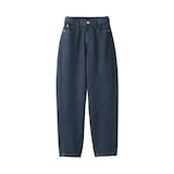 婦人　木の実から作ったカポック混　デニムコクーンパンツ