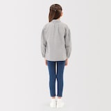 キッズ　ジャージーストレッチデニム調レギンスパンツ