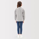 キッズ　ジャージーストレッチデニム調レギンスパンツ