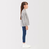 キッズ　ジャージーストレッチデニム調レギンスパンツ