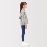 キッズ　ジャージーストレッチデニム調レギンスパンツ