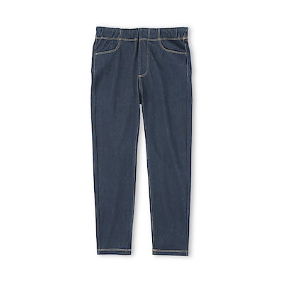 キッズ　ジャージーストレッチデニム調レギンスパンツ
