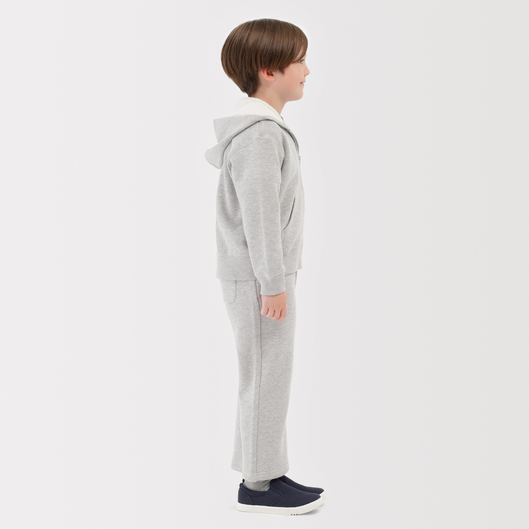 キッズ　裏毛スウェットワイドパンツ