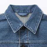 キッズ　木の実から作ったカポック混デニムジャケット