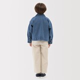 キッズ　木の実から作ったカポック混デニムジャケット