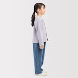 キッズ　木の実から作ったカポック混デニムコクーンパンツ