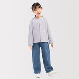 キッズ　木の実から作ったカポック混デニムコクーンパンツ