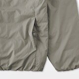紳士　軽量ダウンポケッタブルノーカラージャケット