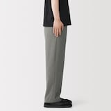 紳士　風を通す　ワイドストレートパンツ