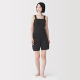 婦人　コットン透かし編みニット　ショートパンツ