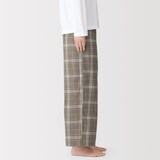 婦人　二重ガーゼ　ルームロングパンツ