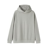 紳士　素材に還るワッフル編みプルオーバーパーカ
