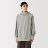 紳士　素材に還るワッフル編みプルオーバーパーカ