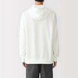 紳士　素材に還るワッフル編みプルオーバーパーカ