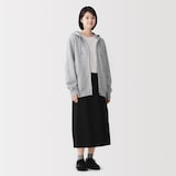 紳士　裏起毛スウェットフルジップパーカ