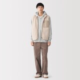 紳士　裏起毛スウェットフルジップパーカ