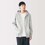 紳士　裏起毛スウェットフルジップパーカ